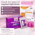 Women(10 Count) Vaginal pH Test Strips Kit for Individually Wrapped for pH Balance, Bacterial Vaginosis(BV), Yeast