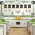 Whaline 29 Pieces Eucalyptus Bulletin Board Set, Welcome Banner and Boho Greenery Calendar Cutout Decorations for
