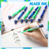 Teling Earth Pens, 20 Pcs Retractable Cute Globe Pens, Black Ink World Ballpoint Pens for School & Office
