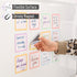 Mr. Pen Dry Erase Magnets, 4”x4”, 24 Pack, Colorful Magnetic Labels for White Board Dry Erase