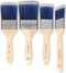 Bates Paint Brushes Set - 4 Pack, Professional Wall Brush, Wood Handle, House, Trim, Sash Paint Brushes