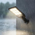 PLMOKJD IP65, Commercial Yard(4) Solar Street Lights Outdoor, Solar Lights Outdoor Wide Angle Solar Flood Lights Motion