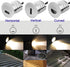 LED Step Lights, 1W 12V-24V DC, Waterproof IP67, Aluminum, 3000K Warm White, Indoor Outdoor Stair Lighting