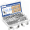 24PCS L Bracket Corner Brace, Stainless Steel L Brackets for Shelves, Metal