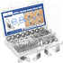 24PCS L Bracket Corner Brace, Stainless Steel L Brackets for Shelves, Metal