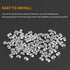 100 Pieces 2020 Series T Nuts, M3 T Slot Nut Hammer Head Fastener Nut, Nickel Plated Carbon Steel