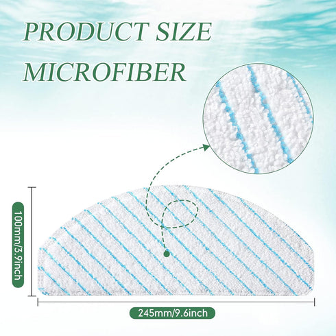 100 Packs Disposable Mop Pads Replacement Mopping Cloths Pads Compatible with T9 /T9+ /T8 /T8+ /T8 AIVI /N8 /N8 Pro /N8 Pro+ Robot Vacuum Cleaner by CHENGU