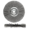 8-Inch Wire Wheel for Bench Grinder, 0.012 Carbon Steel Wire, Bench Wire Wheel Brush with 5/8" & 7/8" Arbor Hole, for