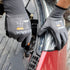 W1 Touchscreen Work Gloves for Men and Women, 12 Pairs Bulk Pack, Lightweight Gray Small