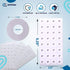 Enday Pack of 1088 Hole Reinforcement Stickers for School, Home, and Office Paper Hole Reinforcements