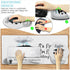 LIMKRIAN Set, Desk Mat Large Gaming Mouse Pad with Wrist Rest, Ergonomic Mouse Pad Keyboard Mat Wrist Support, Cup