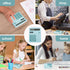 Desktop Calculator, Light Blue, Big Buttons, 12-Digits Large LCD Display for Office