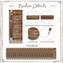 Spakon 72 Sets Rustic Baby Shower Pens Favors with 72 Bamboo Ballpoint Pens & Thank You Bookmarks for Guests