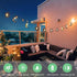 13Ft 153In Beautyard Solar String Lights Outdoor Star Moon Sun Led Solar Powered Decorative Lights for Garden Patio