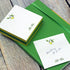 Lemon & Olive Branch Sticky Note Cube, 3 3/8" x 3 3/8" x 1" (86mm x 86mm x 25mm)