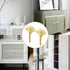 2pcs Closets MOROBOR Ginkgo Leaf Shape Knob Handles, Golden Creative Pull Hardware Furniture Knob Handles Drawer