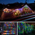 Waterproof,2 Pack 240LED 24M/80Ft 8 Lezonic Outdoor Solar Christmas Lights Total Garden Light Waterproof Modes Outdoor