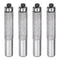 uxcell 4 Pcs Diamond Profile Straight Router Bit 13.3mm Dia 1/2" Shank