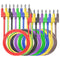 Goupchn 4mm Stackable Banana Plug Test Leads, 8PCS Silicone Wires 3.3ft/1m for Electrical Testing 1000V/15A