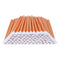 4" Cleaning Swabs, 100 pcs, Orange, Knitted Polyester Cleanroom Foam Cleaning Swab Stick for Optical Equipment