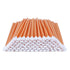4" Cleaning Swabs, 100 pcs, Orange, Knitted Polyester Cleanroom Foam Cleaning Swab Stick for Optical Equipment