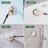 180 1 2 49" Eyliden Shower Scrubber & Tub Scrub Brush with Long Handle - Swivel Head Bathroom Scrubber for Tile