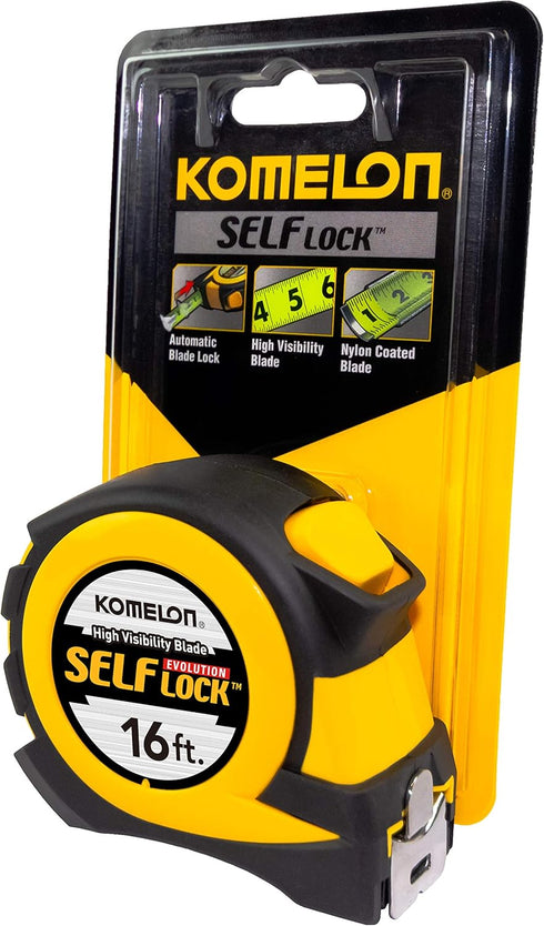 Komelon EV28116; 16' X 1" Self Lock Evolution Tape Measure