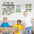 Hadley Designs Farmhouse Classroom Calendar Set, Bulletin Board Sets for Teachers, School Calendar Decor