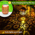 Mothers Day Gifts for Mom Sunflower Solar Lanterns Outdoor Waterproof Hanging Solar Lights Sunflower Gifts for Women