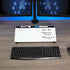 VIVO 16 x 7 inch Desktop Whiteboard with Marker Slot, Non-Streak White Surface, Black Frame