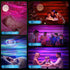 60+ Aurora Northern Lights Projector: Light Effects White Noise Stars Sky Moon Lights for Bedroom Bluetooth Remote