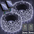 New Upgraded Solar Christmas String Lights Outdoor Waterproof 2 Pack Total 144ft