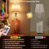 Dimming Set 2 Wireless Wine Bottle Lamp Shade Rechargeable RGB Bottle Light for Liquor Bottles with Remote Control