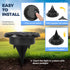 12 Pack SOLPEX Mini Solar Ground Lights, Solar Lights Outdoor Waterproof, Landscape Lighting for Garden Pathway