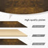 Tone/2 Pack) Jerry & Maggie Desktop Organizer Office Storage Rack Adjustable Wood Display Shelf Free Style Double H