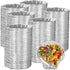 Tressify 400 Pcs Mini Oyster And Scallop Shell Pans, Disposable Aluminum Foil Clam Shell Trays For Seafood, Ideal