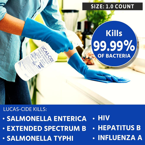 Salon and Spa Disinfectant, Hospital Grade, Blue, 32 Ounce…
