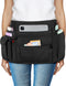 Rexmica Waitress Server Apron with Multiple Pockets, Half Apron with Adjustable Belt