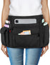 Rexmica Waitress Server Apron with Multiple Pockets, Half Apron with Adjustable Belt