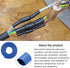 Heat Shrink Tubing 2:1 Cable Sleeving Tube Wrap, 1/2"(12mm) Dia/3.3ft/Blue for Electric Insulation