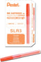 Pentel Refill for Handy Line S Highlighter, Orange Ink, Box of 12 (SLR3-F)