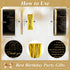 Feifeiya 30 Set 60th Birthday Party Favor for Guest Anniversary Party Favor with Black and Gold Ballpoint Pens