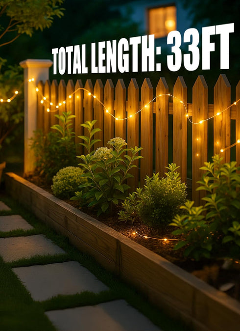 4 Packs 132Ft 400 Minetom Solar String Lights, Total LED Solar Fairy Lights, Waterproof Solar Lights for Outside Patio