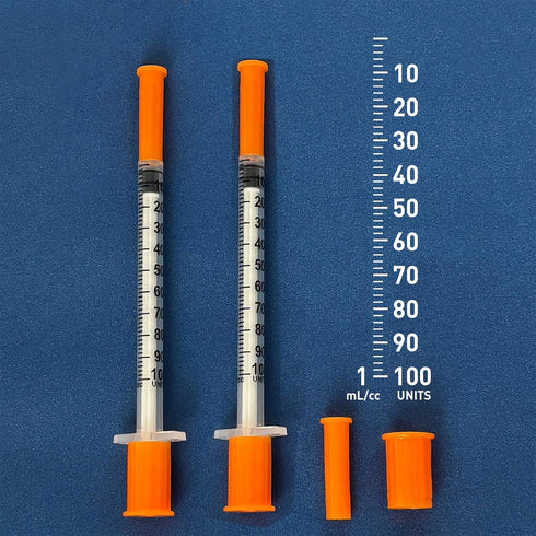 U-100 1mL/cc 31G 5/16 inch (8mm) Pack 100 Individual