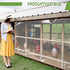 Grommets 8x16Heavy Clear Tarp Waterproof with Duty Clear Plastic Tarp Cover,Clear Vinyl Tarp
