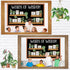 Set Greenery Bookshelf Bulletin Board Plant Motivational Classroom Decor Inspirational Quote Frame Potted Plant Cutout