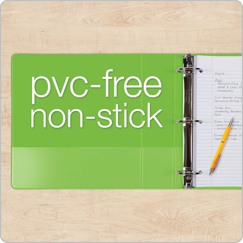 Cardinal 3 Ring Binders, 2 Inch Binder with Round Rings, Holds 475 Sheets, ClearVue Covers, 4 Pack