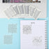 Mr. Pen Transparent Graph Paper Sticky Notes, 300 Sheets, 3x3 Inch, Math Graphing Sticky Notes