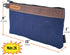4PCS, 12" WELKINLAND Heavy-Duty Canvas Tool Pouch - Waxed Canvas Zipper Tool Pouch