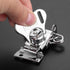 Yetaha Butterfly Twist Latch Spring Loaded Toggle Clamp Toolbox Lock Hasp Rotary Clasp (2.20" X 2.09" Silver)